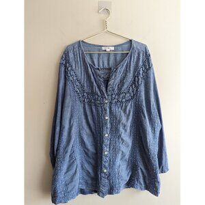 Solitaire Crochet button up